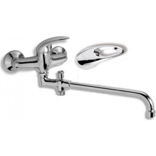 NOVASERVIS METALIA paneláková nástenná vaňová batéria 150mm chróm-otvor 55136 / 1,0