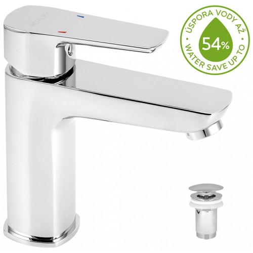 NOVASERVIS METALIA 58 Umývadlová batéria, s odpadovou súpravou, chróm 58003,0 NOVASERVIS METALIA 58 Umývadlová batéria, s odpadovou súpravou, chróm 58003,0