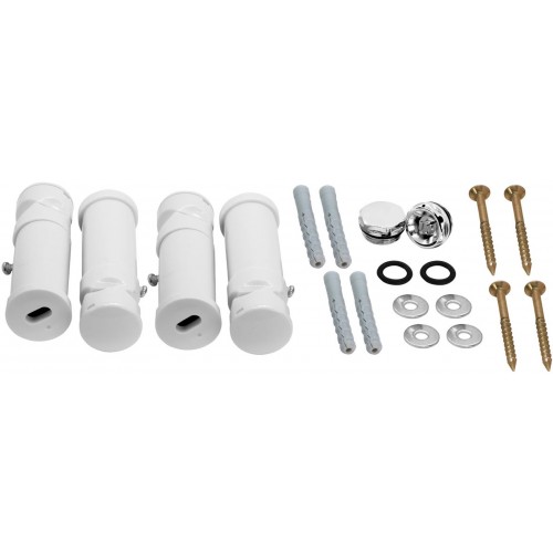 NOVASERVIS montážna sada k oblému kúpeľňovému radiátora MS / teleso, 1