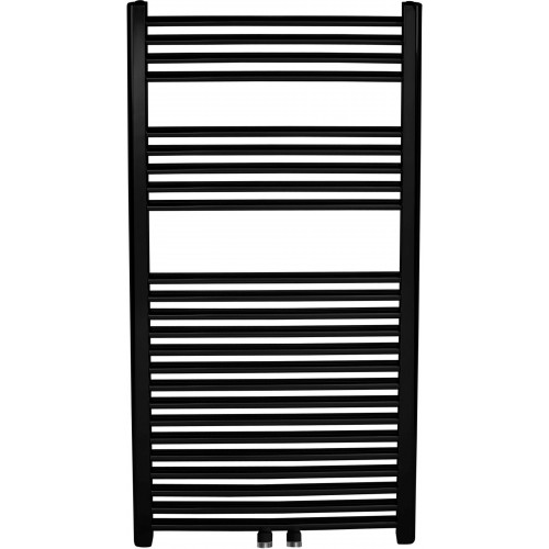 NOVASERVIS Vykurovacie teleso rovné, stredové pripojenie, 450x1200mm, čierne 450/1200/RS,5 NOVASERVIS Vykurovacie teleso rovné, stredové pripojenie, 450x1200mm, čierne 450/1200/RS,5