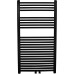 NOVASERVIS Vykurovacie teleso rovné, stredové pripojenie, 450x1200mm, čierne 450/1200/RS,5