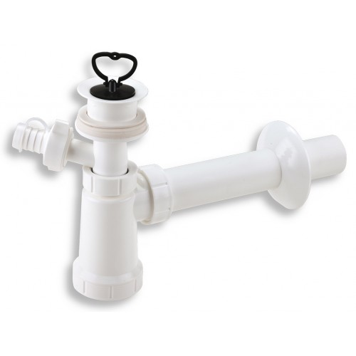NOVASERVIS sifón umývadlový, plastová miska, pračkový vývod, 40mm 422, PP