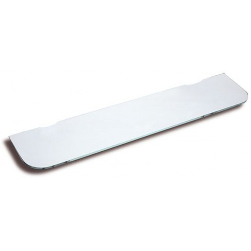 NOVASERVIS náhradné sklo rovné zaoblené k polici so zábradlím 6352, X