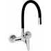 NOVASERVIS ZUMBA Drezová batéria s elastickým ramenom 150mm, čierna/chróm 94480,0C