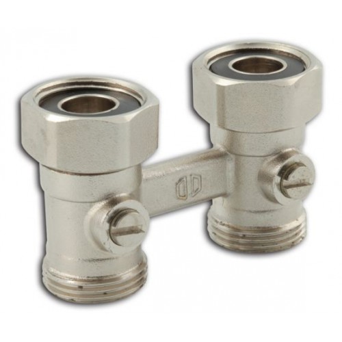 NOVASERVIS radiátorový uzatvárací ventil dvojitý priamy 3/4 "RA351/25