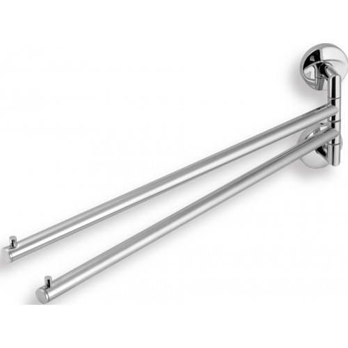 NOVASERVIS METALIA 11 Dvojramenny držiak uterákov chróm 0129,0