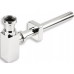 NOVASERVIS Sifón umývadlový 5/4", celokovový, hranatý, chróm 21,0