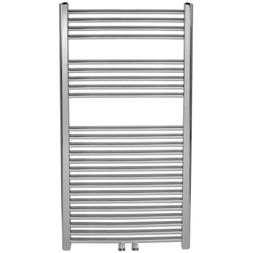 NOVASERVIS Kúpeľňový radiátor 600 x 1600 mm rovný - chróm, stred. pripojenie 600/1600/RS,0