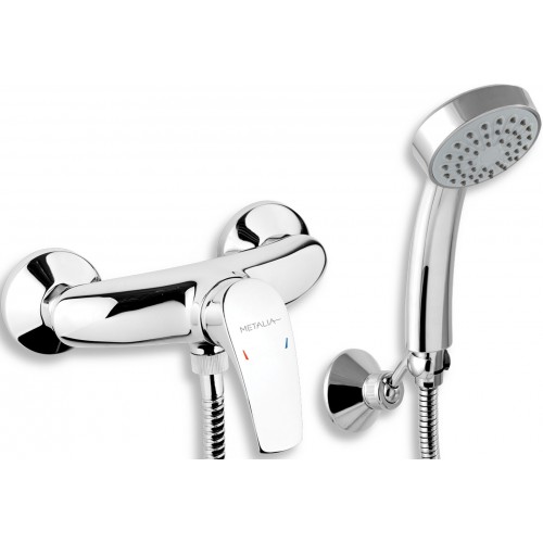 NOVASERVIS METALIA 57 Sprchová nástenná batéria s príslušenstvom 150 mm chróm 57060,0 NOVASERVIS METALIA 57 Sprchová nástenná batéria s príslušenstvom 150 mm chróm 57060,0