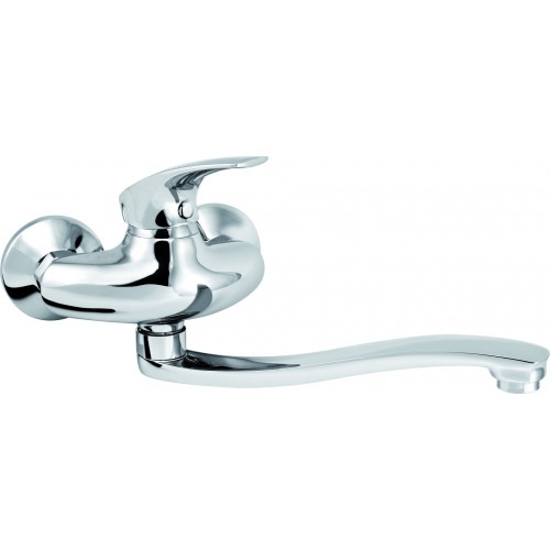 NOVASERVIS METALIA 57 Drezová alebo umývadlová nástenná batéria 100 mm chróm 57074,0