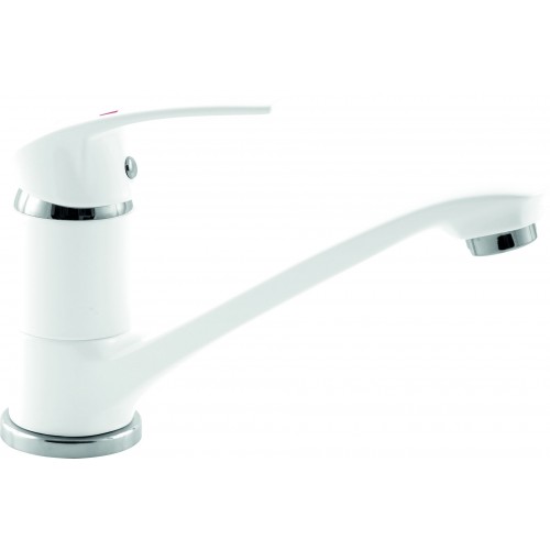 NOVASERVIS METALIA 57 Stojanková umývadlová a drezová batéria biela 57096,1 NOVASERVIS METALIA 57 Stojanková umývadlová a drezová batéria biela 57096,1