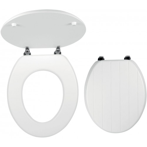 NOVASERVIS WC SEDÁTKO PROVENCE biela MDF WC/PROVENCE