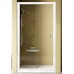 RAVAK Rapier NRDP2-110 L sprchové dvere, white Transparent 0NND010LZ1