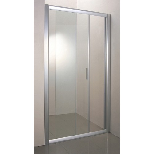 RAVAK Rapier NRDP2-100 L sprchové dvere, satin Transparent 0NNA0U0LZ1