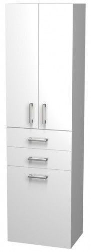 INTEDOOR vysoká kúpeľňová skrinka 50 cm závesná wenge NY SV 50 2Z K 55