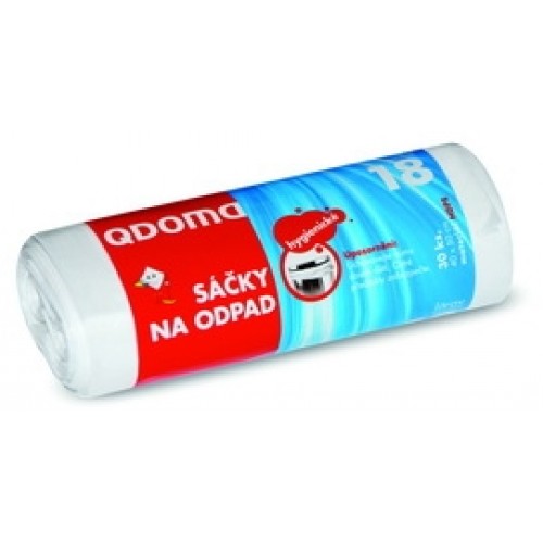 Vrecia do odpadkových košov HD 18l/30 ks 40x50cm - biele Q046 Vrecia do odpadkových košov HD 18l/30 ks 40x50cm - biele Q046