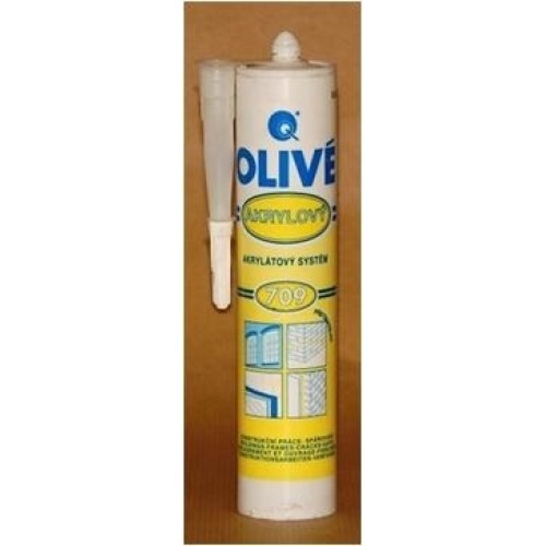 OLIVÉ 709 akrylový tmel biela 310ml OLIVÉ 709 akrylový tmel biela 310ml