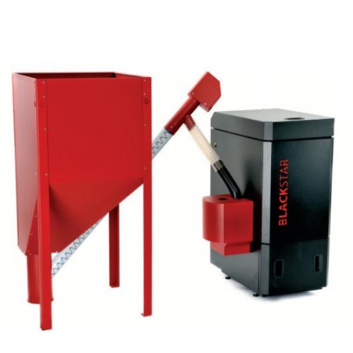 OPOP Black Star 30 kW teplovodný kotol na pelety