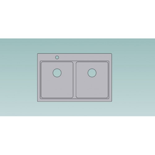 Otvor do dvojdrezu vľavo