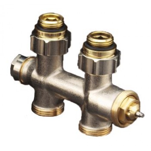 OVENTROP Pripojovacia armatúra "Multiblock T" mosadz, vonk.z. 1/2 "x 3/4" priama, 1184083