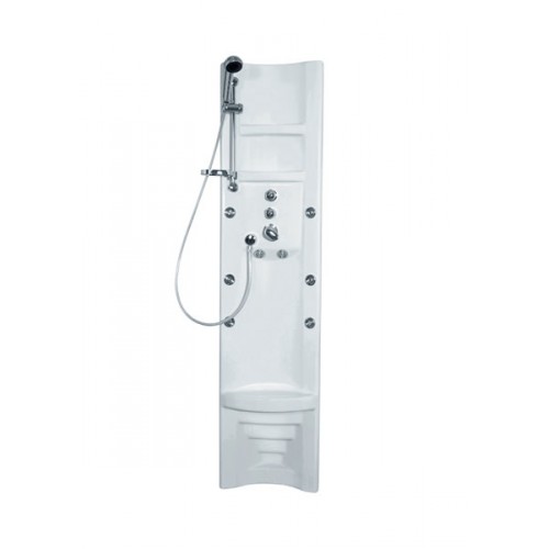 TEIKO PAMO rohový masážny panel s pákovou batériou V261185N65T01011