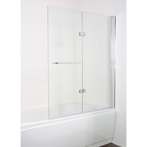 ARTTEC Zástena 120 chrome clear - Vaňová zástena dvojdielna PAN01039