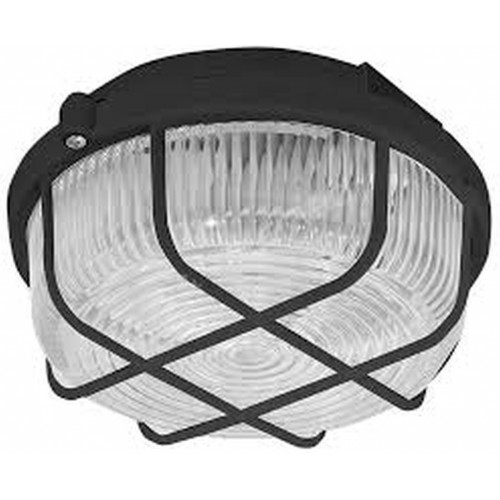 PANLUX KRUH prisadené stropné a nástenné svietidlo 100W, čierna SKP-100/C PANLUX KRUH prisadené stropné a nástenné svietidlo 100W, čierna SKP-100/C