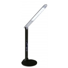 PANLUX TESSA dizajnová multifunkčná stolná LED lampa s displejom, čierna PN23300001