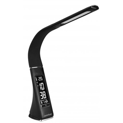 PANLUX LORD LED stolná lampička, čierna koža - neutrálny PN15100003 PANLUX LORD LED stolná lampička, čierna koža - neutrálny PN15100003