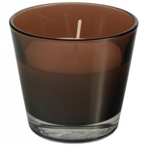 PAPSTAR Sviečka v poháriku, hnedá