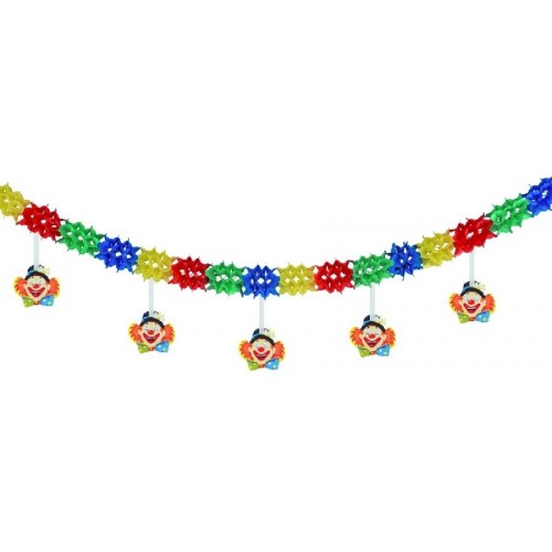 PAPSTAR Girlanda 6 m, Klaun PAPSTAR Girlanda 6 m, Klaun