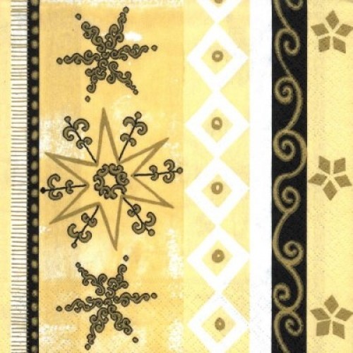 PAPSTAR Obrúsky Golden Starlight PAPSTAR Obrúsky Golden Starlight