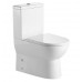 AQUALINE JALTA RIMLESS WC kombi misa s nádržkou vrátane PP sedátka, spodné / zadný odpad P