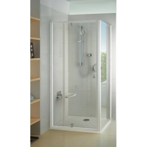 RAVAK PIVOT PDOP2-120 sprchové dvere otočné, white/white Transparent 03GG0101Z1