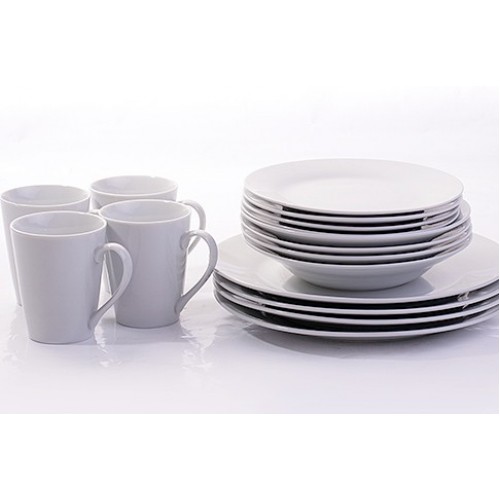 KAISERHOFF Jedálenská súprava tanierov 16 ks porcelánová KO-185127