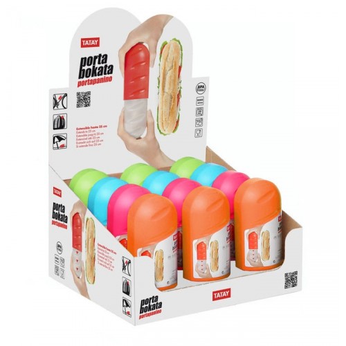 PLASTICOS TA-TAY box na desiatu 18 - 26 x 7,5 x 6,5 cm oranžová 1167004