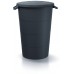 Prosperplast SMOOTH Plastová nádoba s úchytmi 120l, antracit IDSM120U