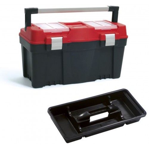 Prosperplast APTOP Plastový kufor na náradie červený, 598 x 286 x 327 mm N25APTOP