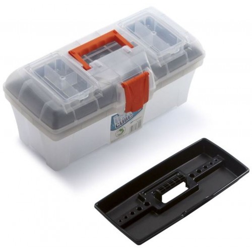 Prosperplast IceCube Plastový kufor na náradie transparentné, 398 x 200 x 186 mm N15ICE Prosperplast IceCube Plastový kufor na náradie transparentné, 398 x 200 x 186 mm N15ICE