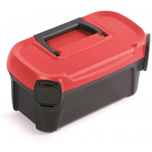 Kistenberg SMART Kufor na náradie, 32,8x17,8x16cm, čierna / červená KSM32-3020
