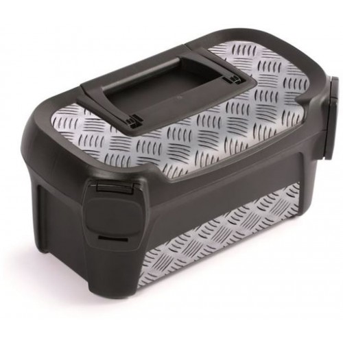 Prosperplast LINE IML Plastový kufor na náradie, 328x178x160mm, motiv diamond plate NML320 Prosperplast LINE IML Plastový kufor na náradie, 328x178x160mm, motiv diamond plate NML320