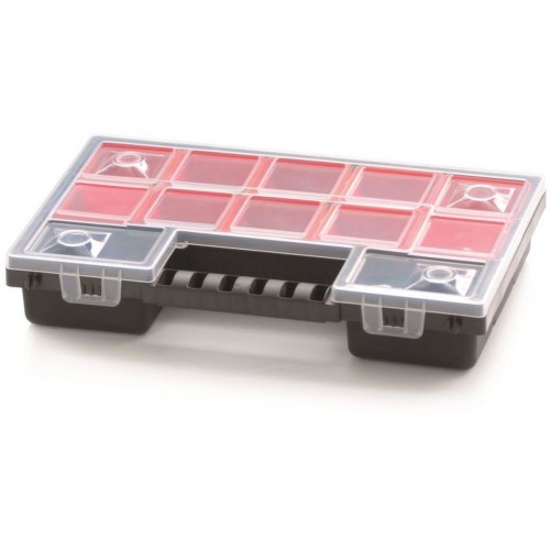 Prosperplast NORP Plastový organizér 12 farebných priehradiek, 287 x 186 x 50 mm NORP12