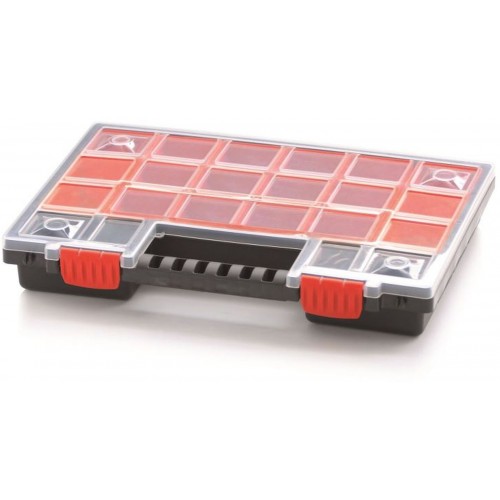Prosperplast NORP Plastový organizér 22 farebných priehradiek, 344 x 249 x 50 mm NORP14