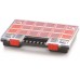 Prosperplast NORP Plastový organizér 22 farebných priehradiek, 344 x 249 x 50 mm NORP14