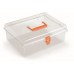 Prosperplast NUF LOW Plastový organizér, 292x250x116mm, oranžový NUF4L