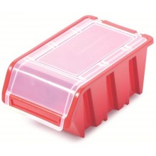 Kistenberg TRUCK PLUS Plastový úložný box s vekom, 155x100x70mm, červená KTR16F-3020