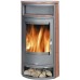 ABX Polar 4654-8-III, krbové kachle na drevo, čierny plech + kachle chocolade,vr. h. dosky