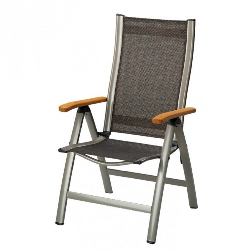 SUN GARDEN ASS COMFORT polohovacie kreslo, champagne / cappuccino 67/20