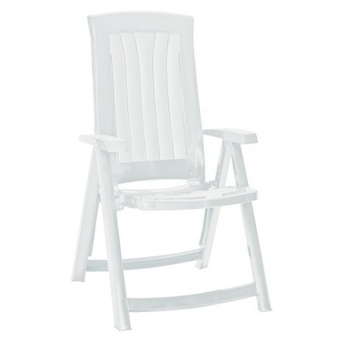 Allibert polohovacie kreslo CORSICA biele 136959