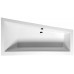 POLYSAN ANDRA R asymetrická vaňa 170x90x45cm, biela, pravá 81511
